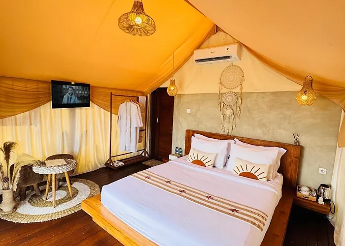 Kamp alanı Pinggan Luxury Camp Baturaja (Bali)